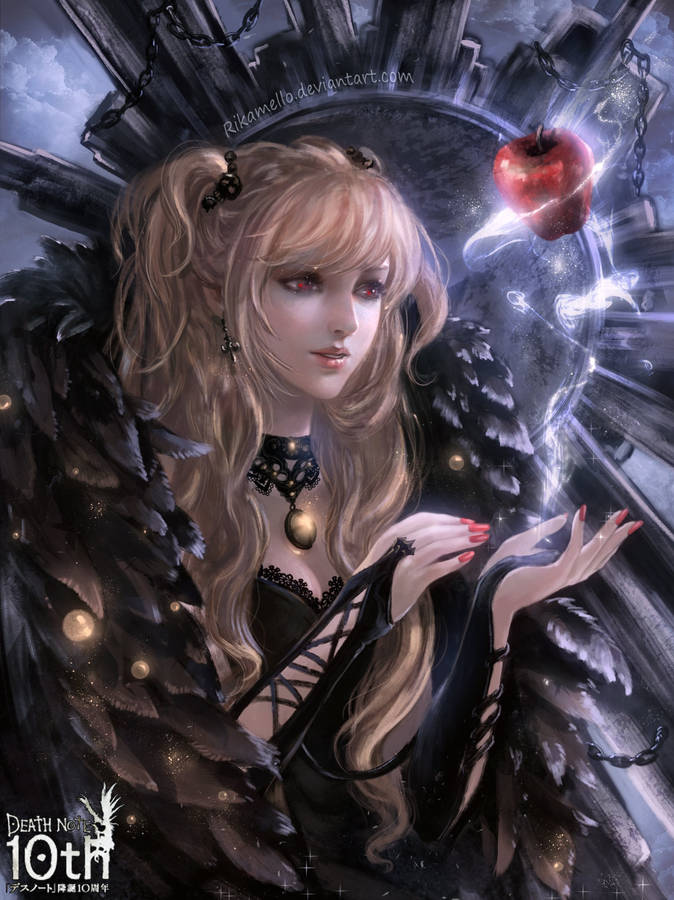 Misa Amane Ethereal Art Wallpaper