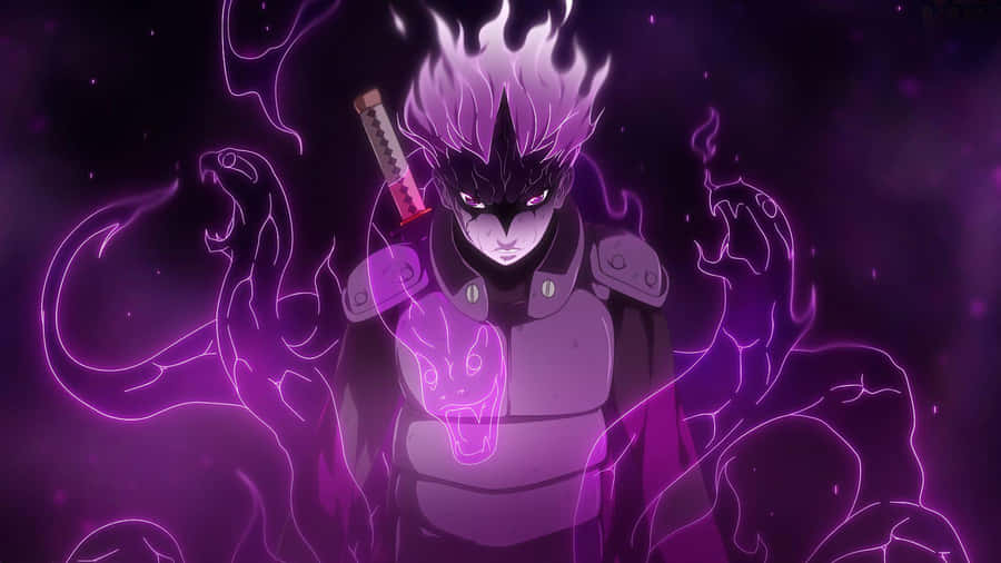 Mitsuki From The Popular Anime Series Naruto Holding A Glass Of Water And Gazing Into The Distance Wallpaper