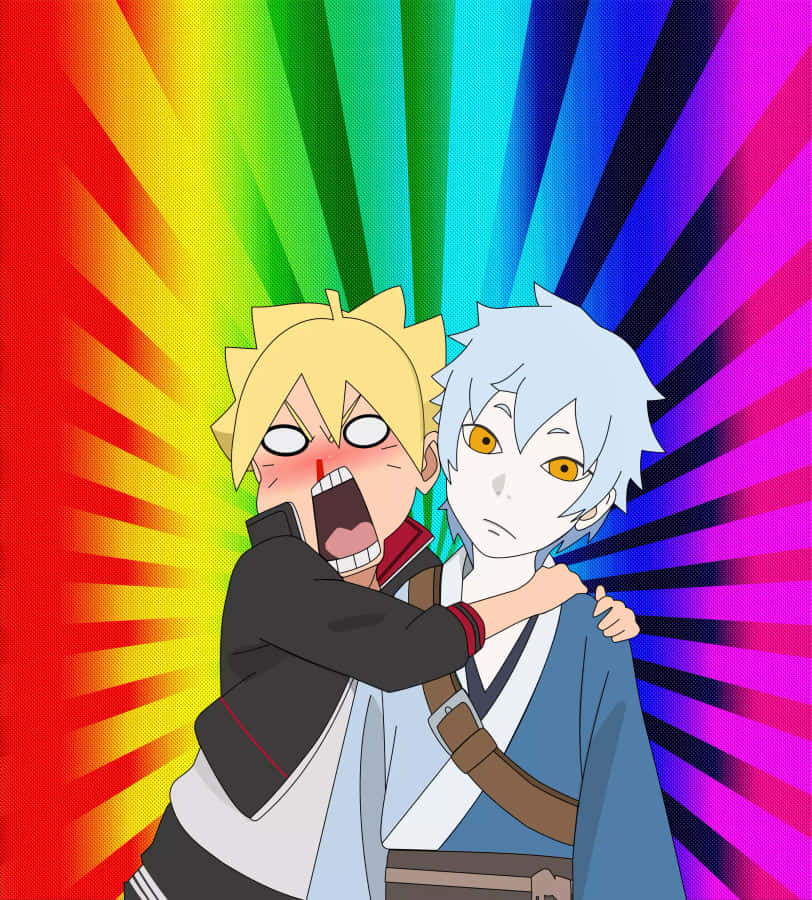 Mitsuki Posing Amidst The Darkness Wallpaper