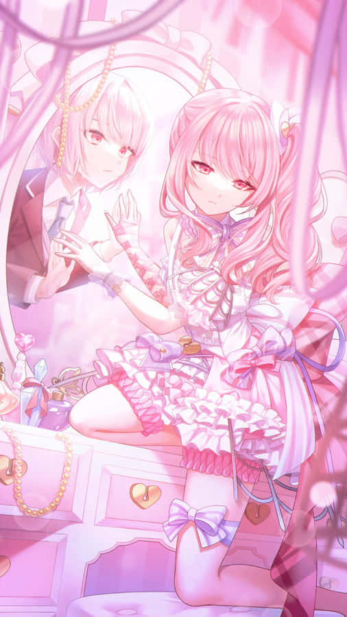 Mizuki Akiyama Anime Art Wallpaper