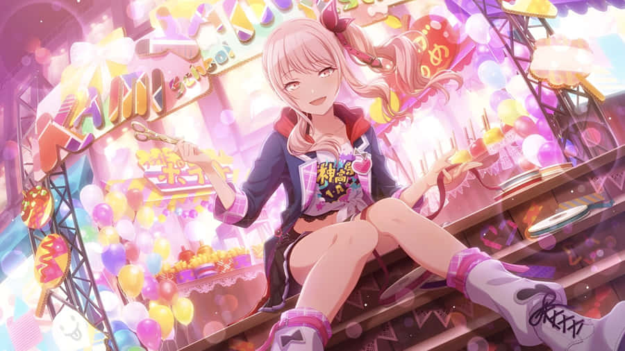 Mizuki Akiyama Colorful Festival Wallpaper