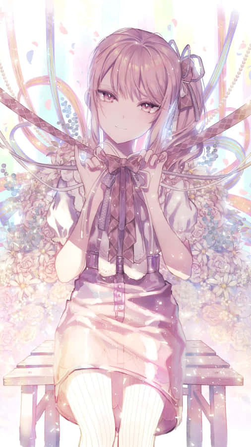 Mizuki Akiyama Elegant Portrait Wallpaper