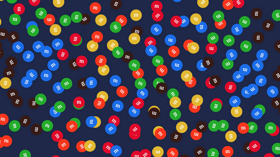 Mms Chocolate Vector Art Wallpaper