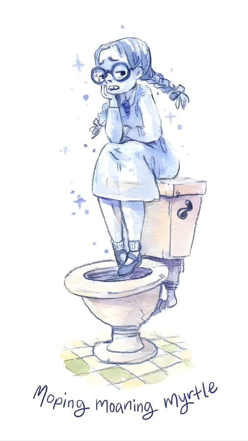 Moaning Myrtle Character Art Wallpaper