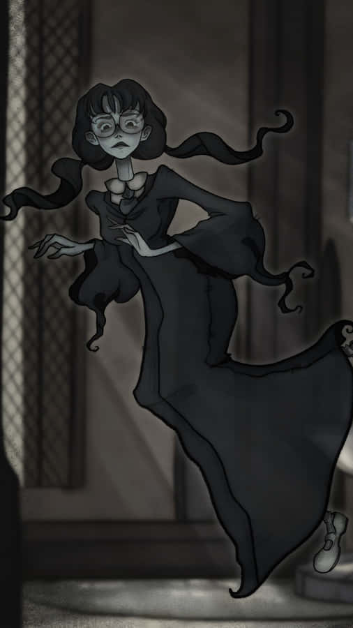 Moaning Myrtle Ghostly Appearance Wallpaper