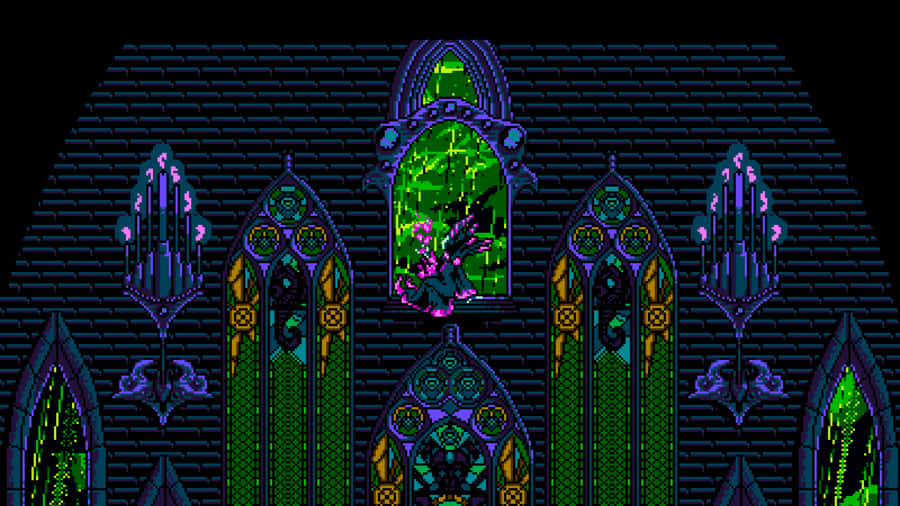 Modern Gaming With Classic 16-bit Nostalgia Wallpaper