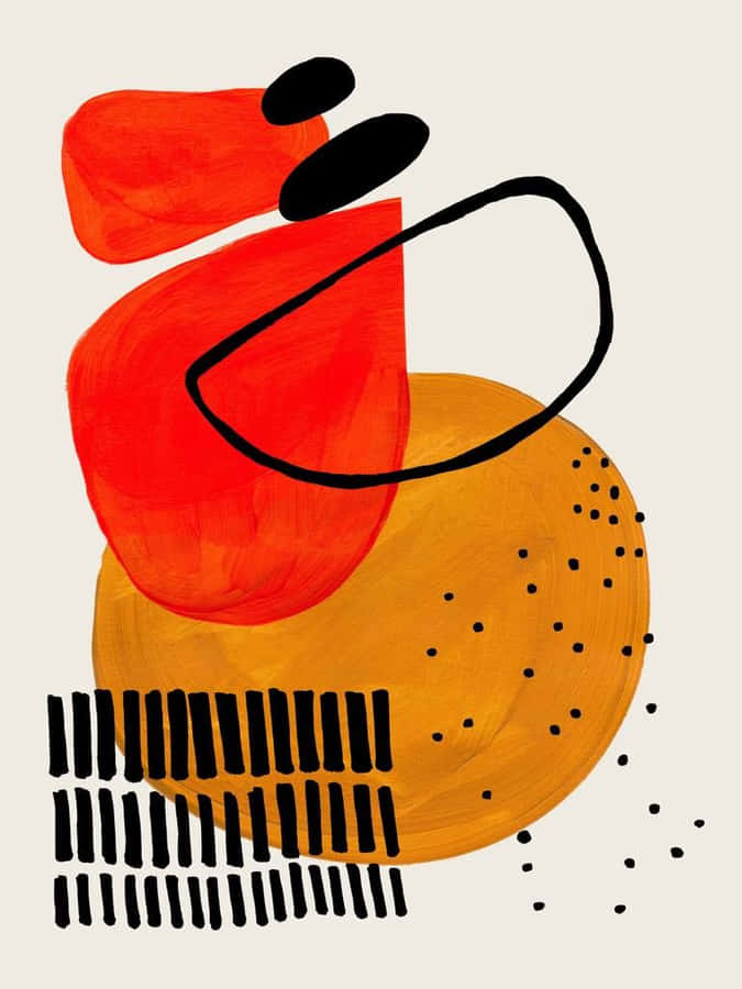 Modern Minimalist Artistic Expression Wallpaper