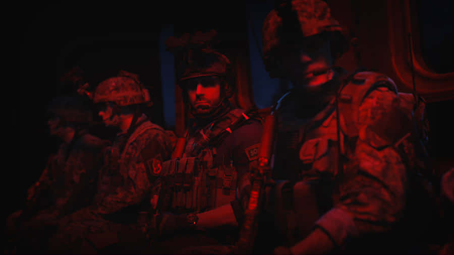 Modern Warfare2 Soldiers Readyfor Mission Wallpaper