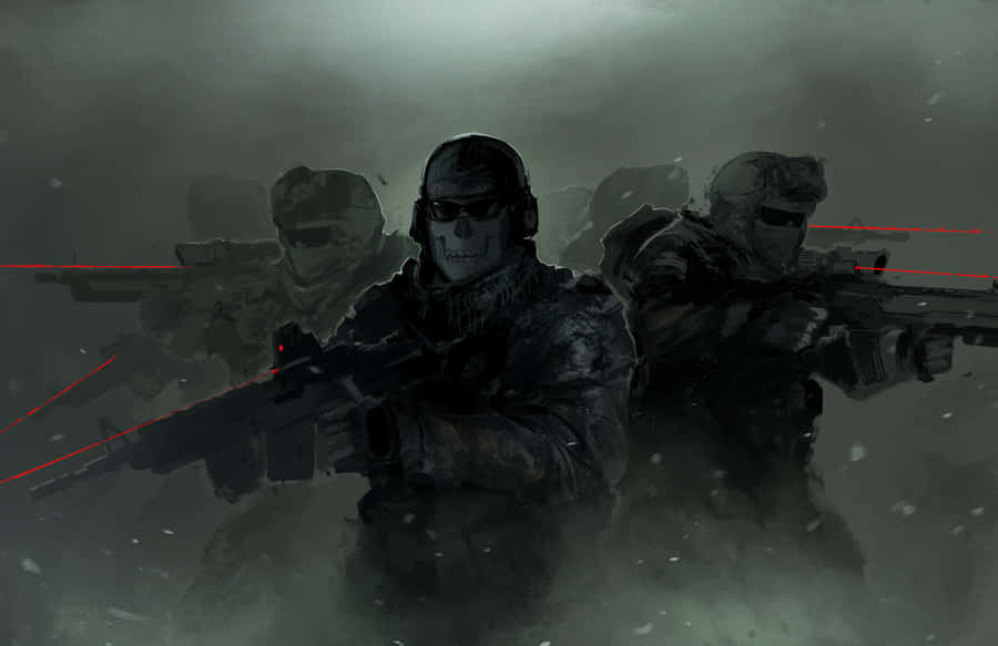 Modern Warfare2 Squad Advancing Wallpaper