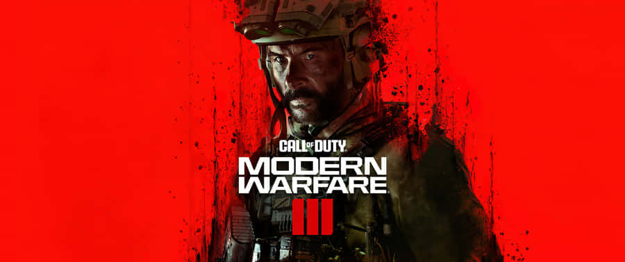 Modern Warfare3 Soldier Red Background Wallpaper
