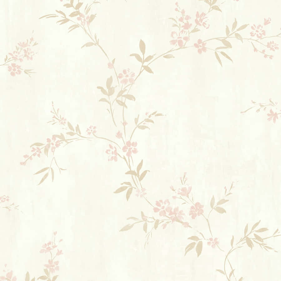 Modest Floral Pattern Wallpaper