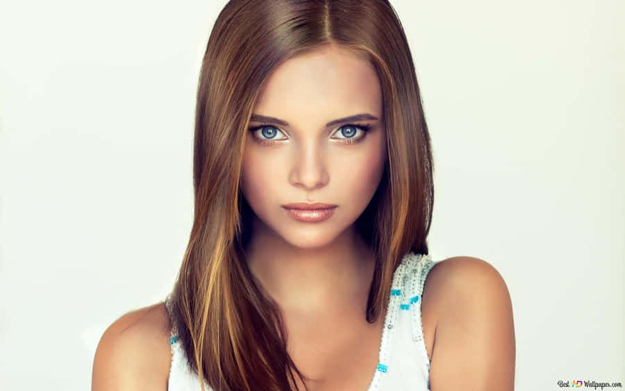 Modest Makeup On A Model Wallpaper