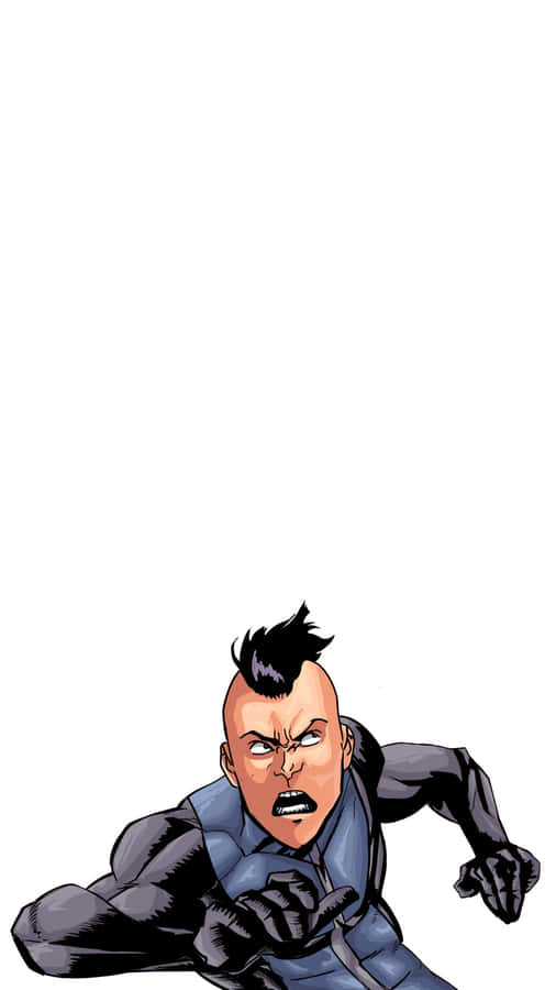 Mohawk Mark Action Pose Wallpaper