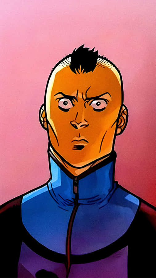 Mohawk Mark Character Art Wallpaper