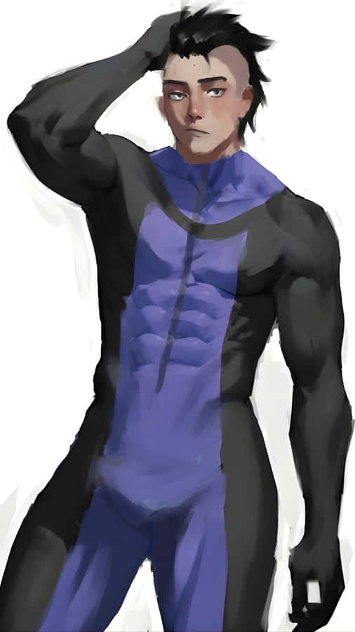 Mohawk Mark Character Design Wallpaper