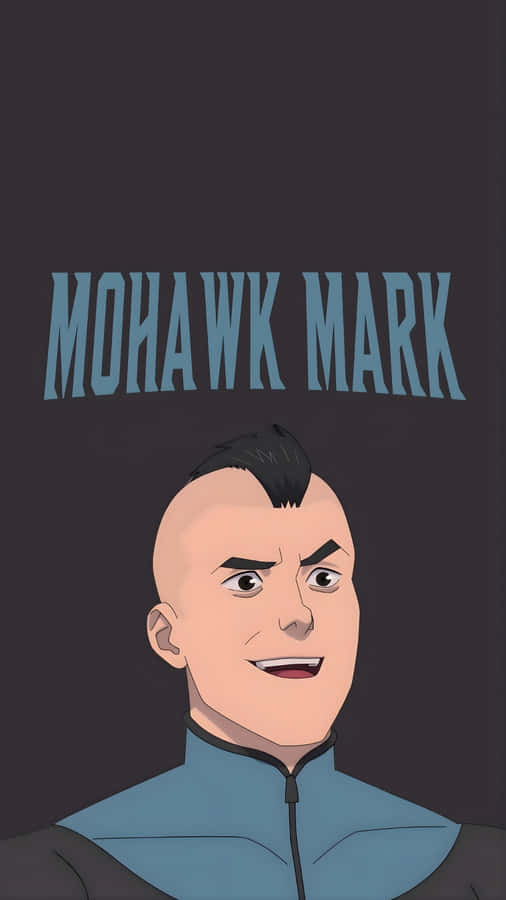 Mohawk Mark Character Design Wallpaper