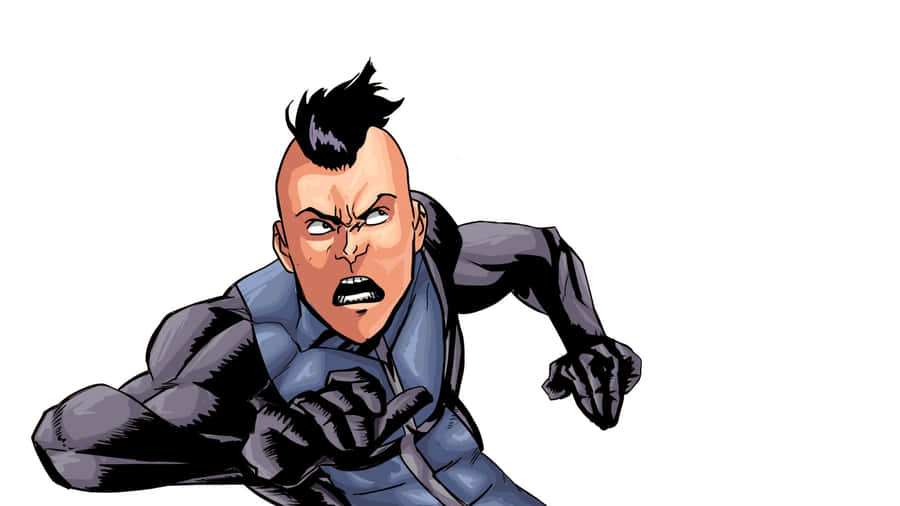 Mohawk Mark Running Action Wallpaper