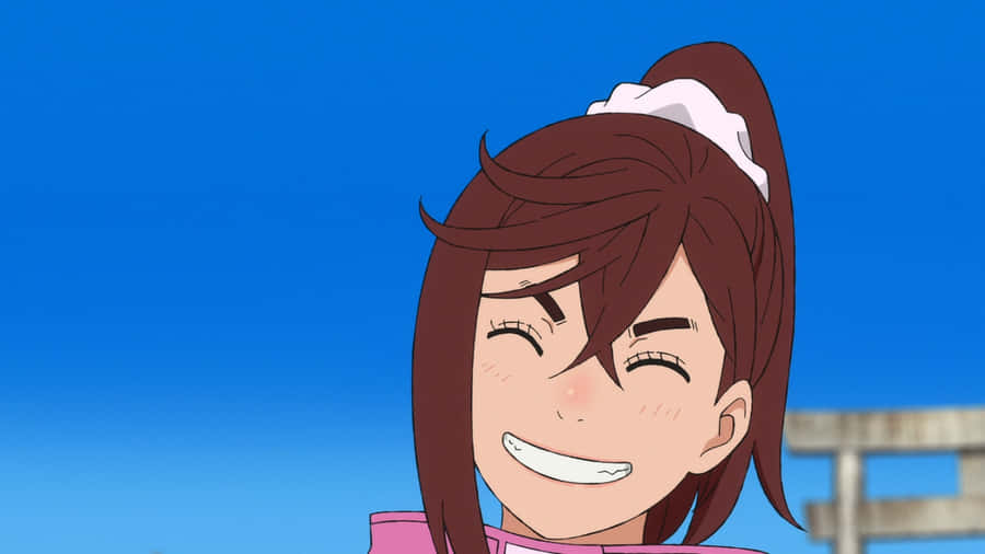 Momo Ayase Smiling Brightly Wallpaper