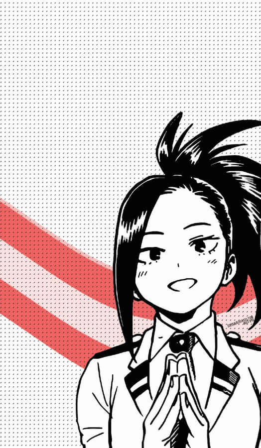 Momo Yaoyorozu: Harnessing Creativity - My Hero Academia Wallpaper Wallpaper