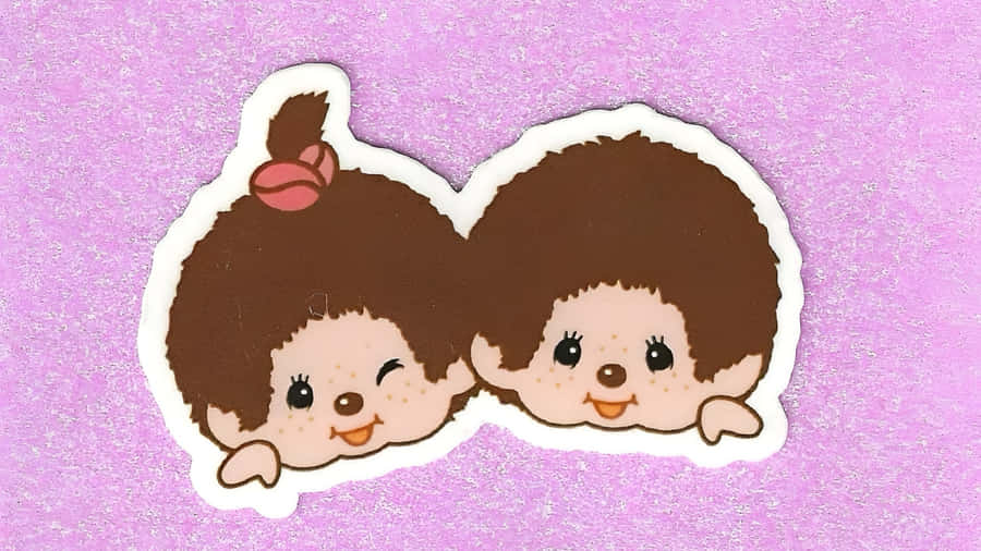 Monchhichi Characters Cute Design Wallpaper