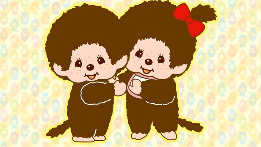 Monchhichi Cute Doll Characters Wallpaper