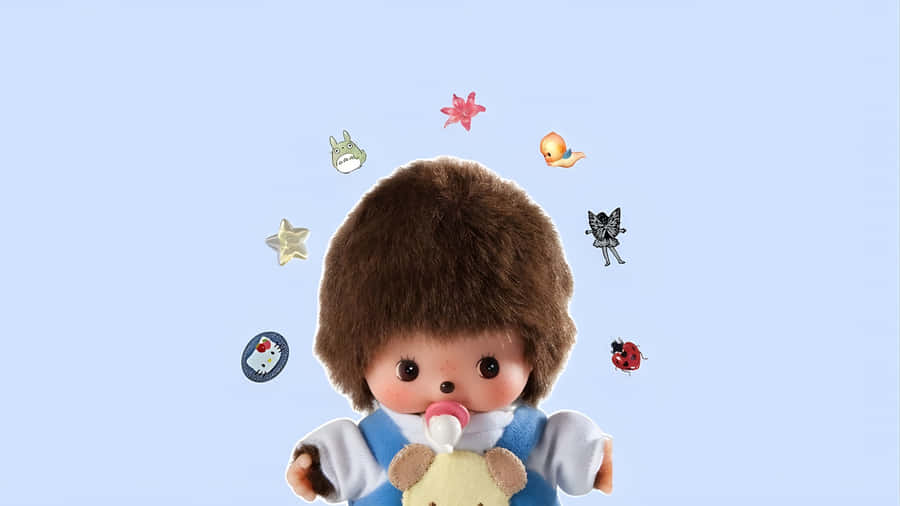 Monchhichi Doll With Accessories Wallpaper