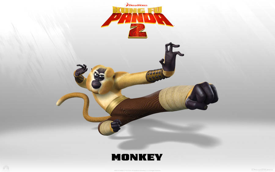 Monkey From Kung Fu Panda 2 Wallpaper