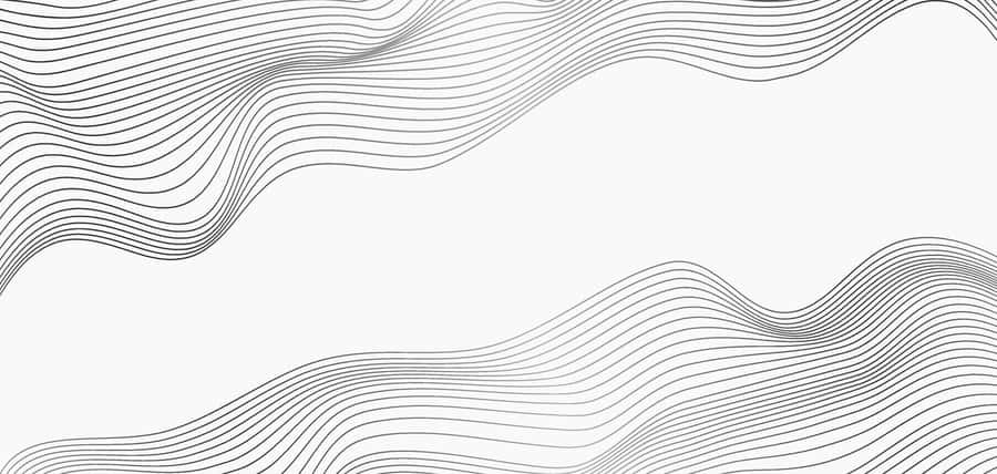 Monochrome Abstract Wave Pattern Wallpaper
