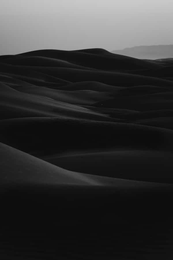 Monochrome_ Desert_ Dunes Wallpaper