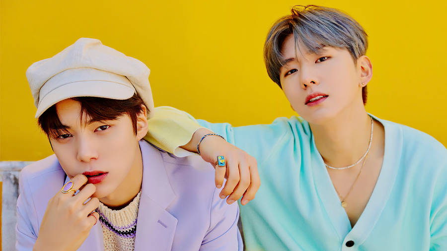 Monsta X's Minhyuk Kihyun Wallpaper