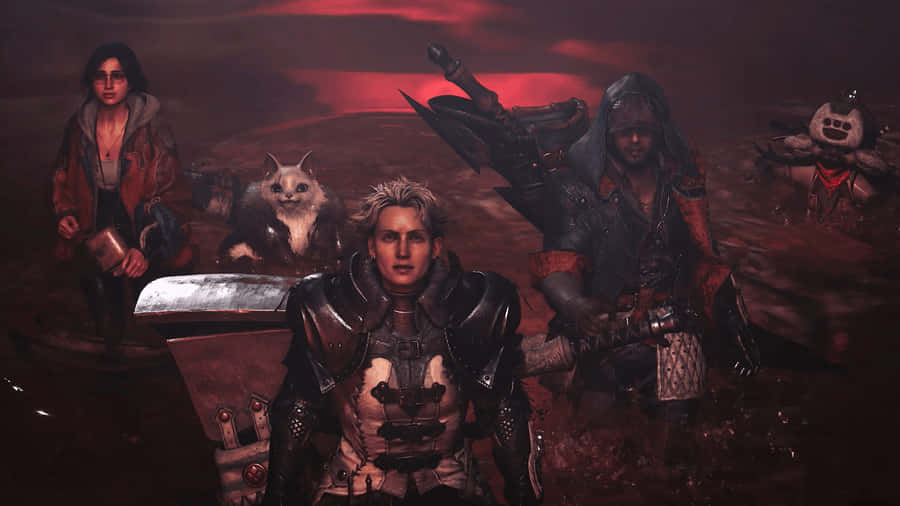 Monster Hunter Wilds Team Ready Wallpaper