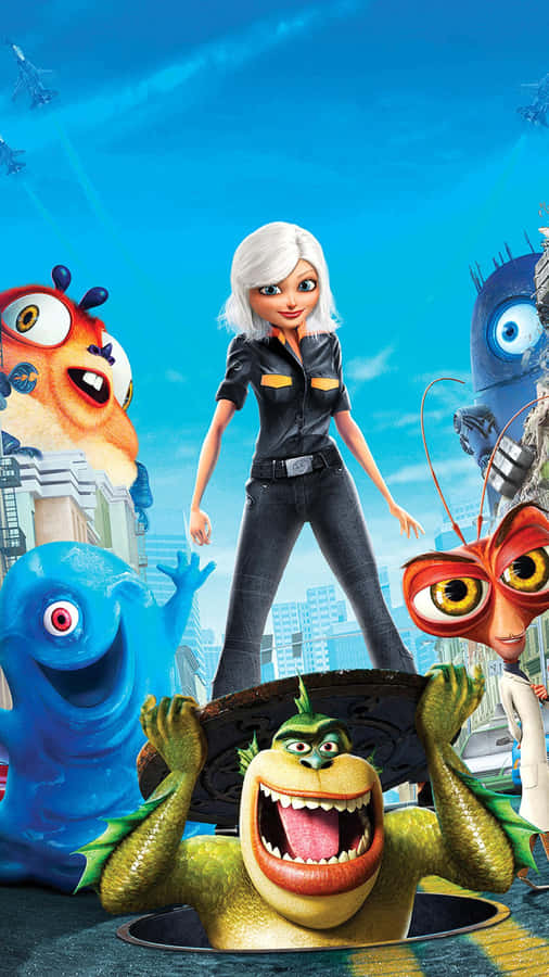 Monsters Vs Aliens Portrait Wallpaper