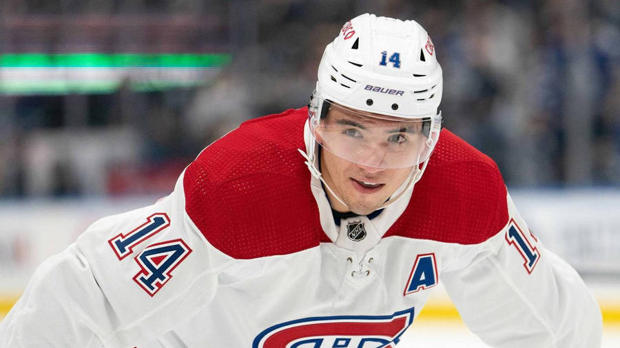Montreal Canadiens Ice Hockey Center Nick Suzuki Wallpaper