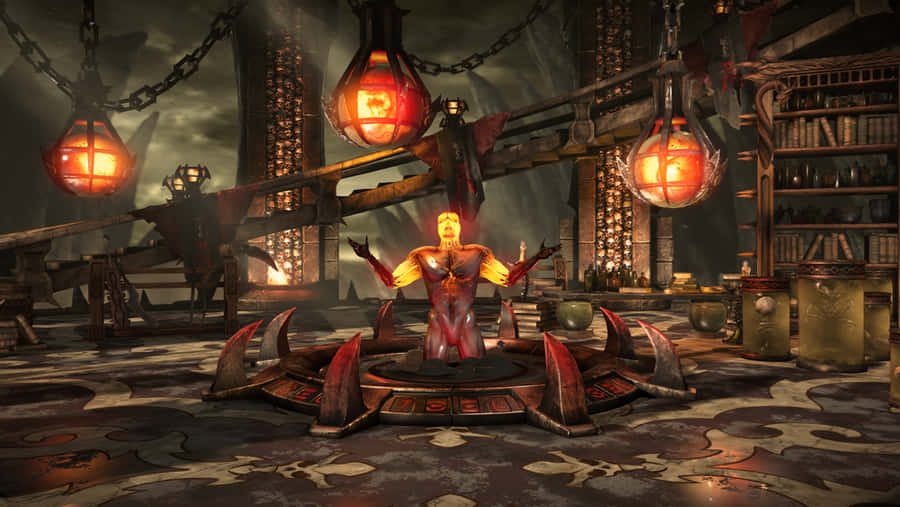 Mortal Kombat Armageddon Blaze Arena Wallpaper