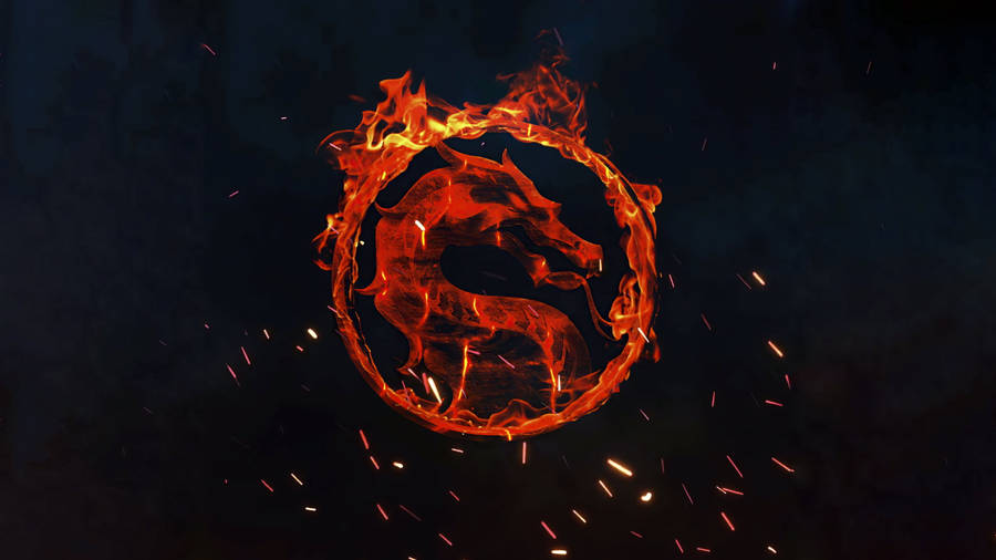 Mortal Kombat Dragon Gaming Logo Wallpaper