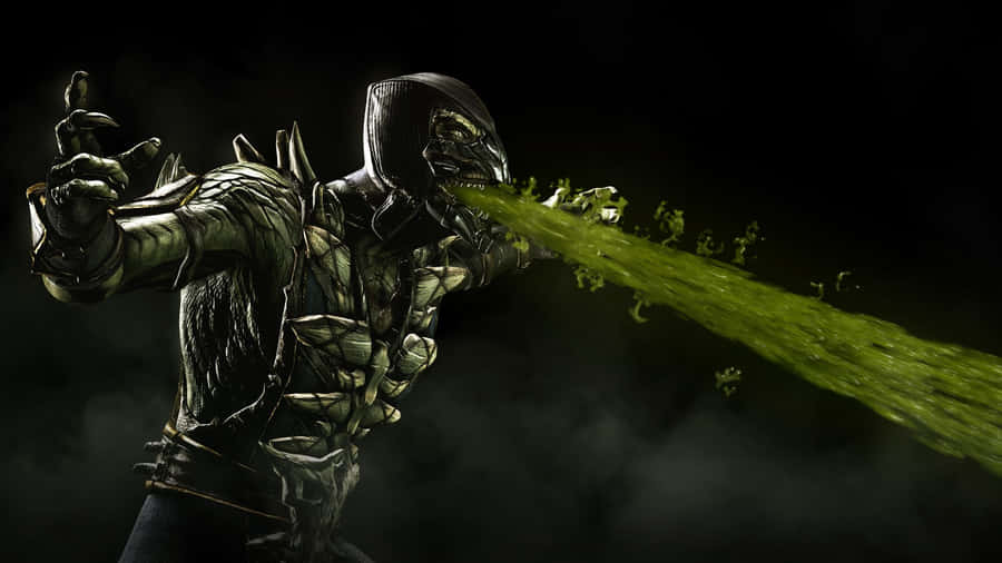 Mortal Kombat Fatality Finisher In Action Wallpaper