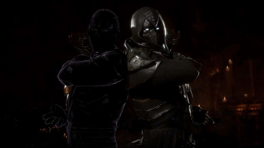 Mortal Kombat Noob Saibot In Action Wallpaper