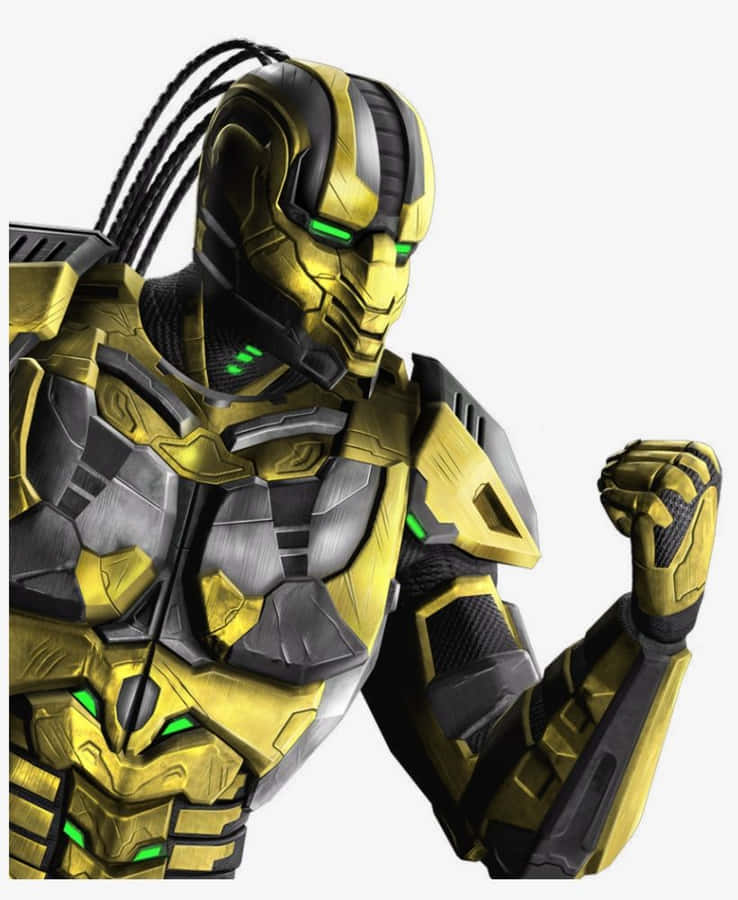 Mortal Kombat's Deadly Yellow Ninja, Cyrax Wallpaper