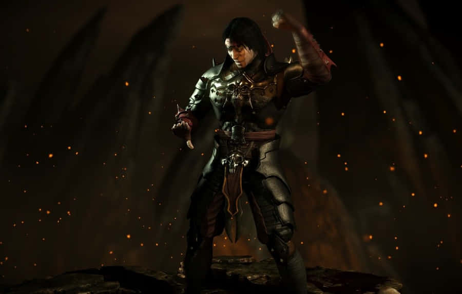 Mortal Kombat's Fierce Warrior, Liu Kang Wallpaper