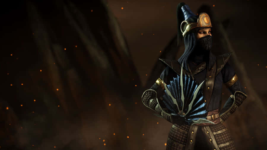 Mortal Kombat's Kitana In Action Wallpaper