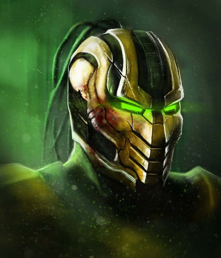 Mortal Kombat Warrior Cyrax In Action Wallpaper