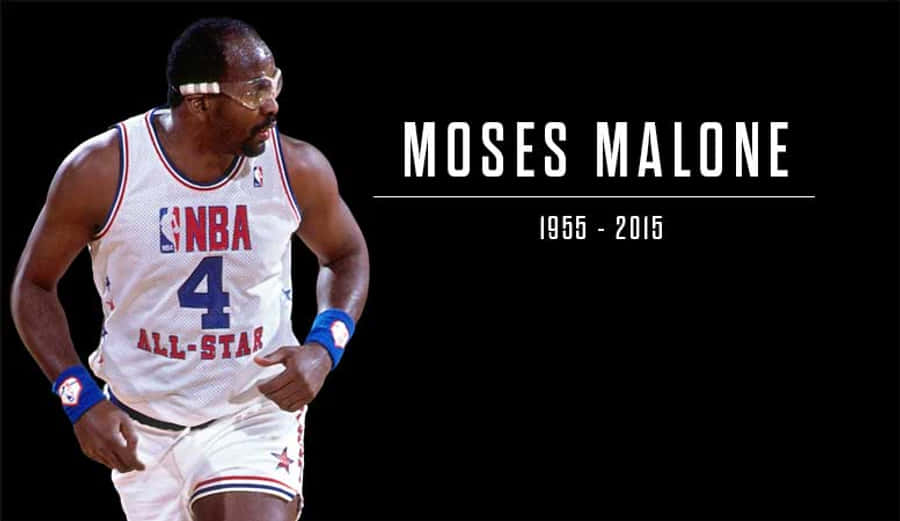 Moses Malone Tribute Poster Wallpaper