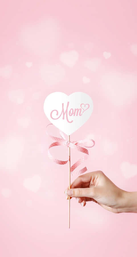 Mothers Day Heart Balloon Wallpaper