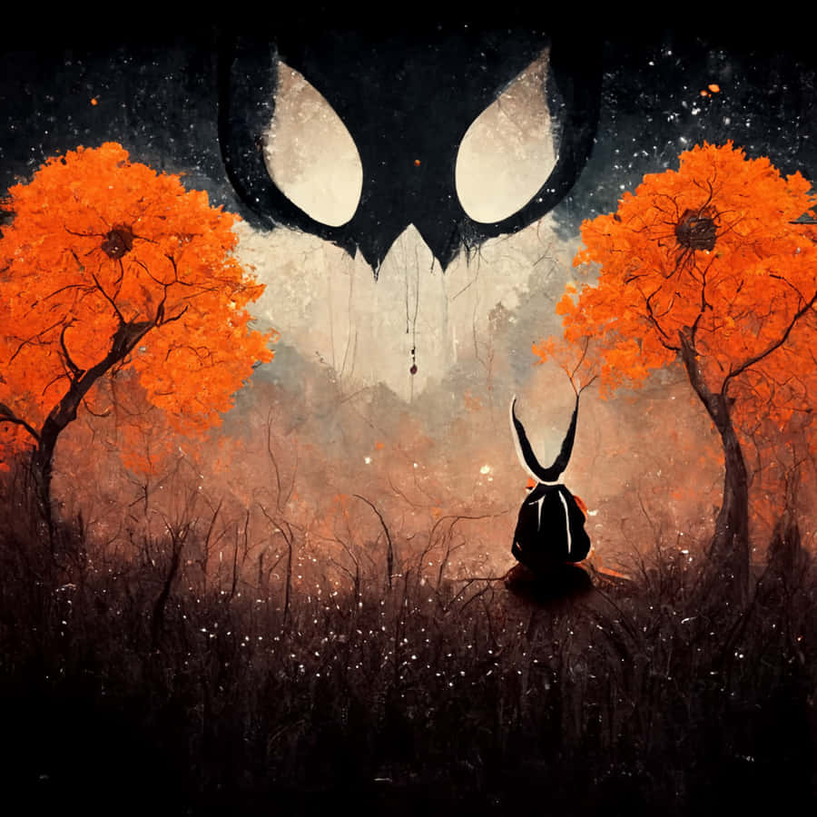 Mothman Mythical Figure Artwork Wallpaper