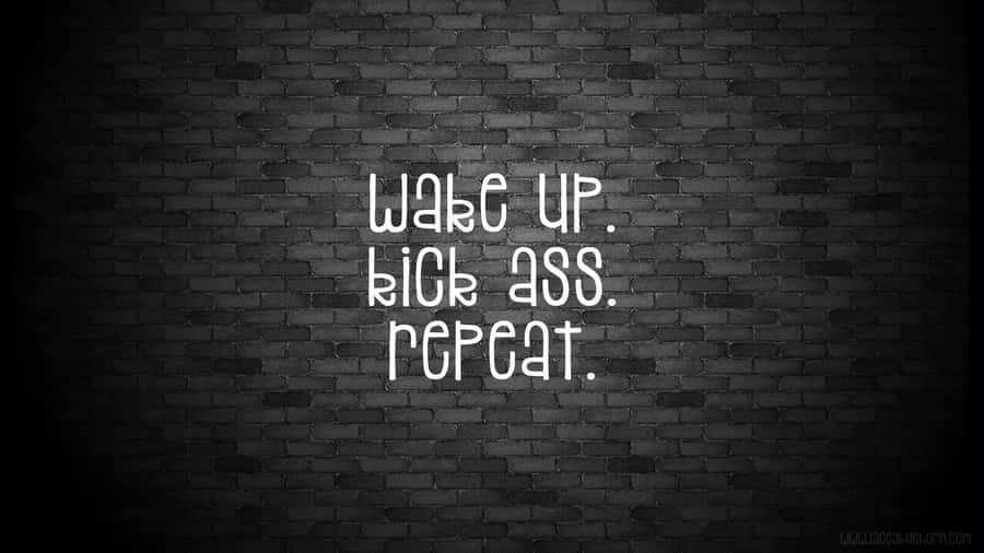 Motivational Brick Wall Quote Wallpaper