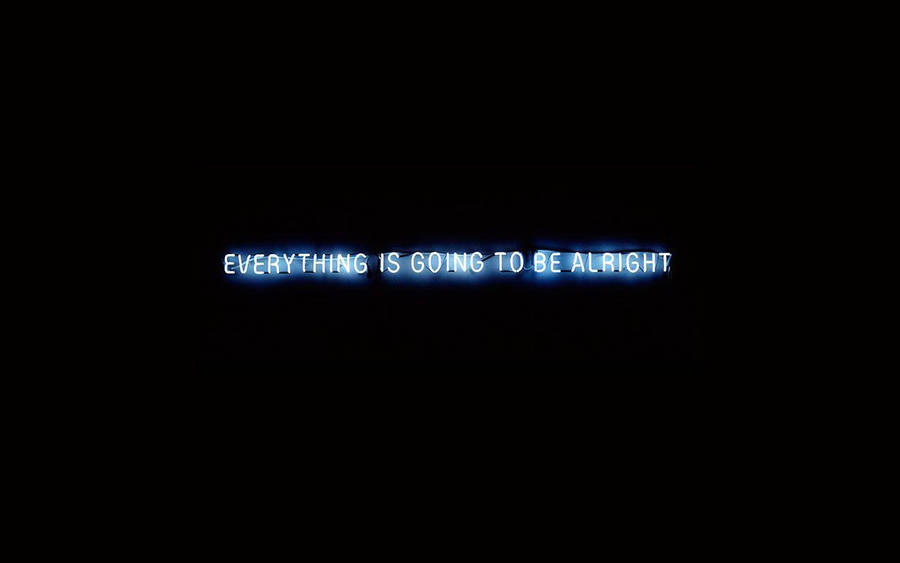 Motivational Quotes Aesthetic Everything Alright Wallpaper
