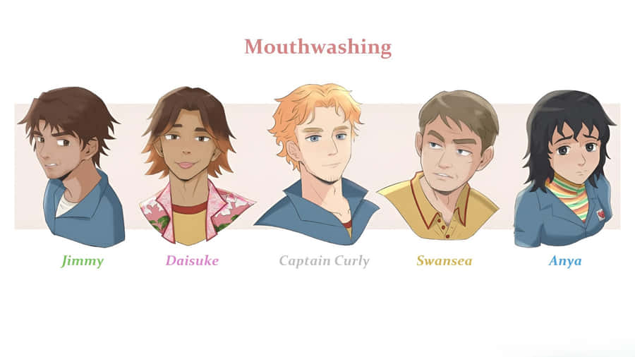 Mouthwashing Character Lineup Wallpaper