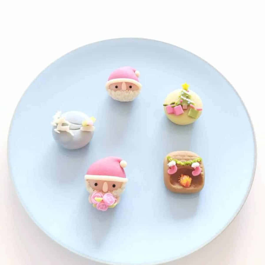 Mouthwatering Assortment Of Traditional Japanese Sweets Wallpaper