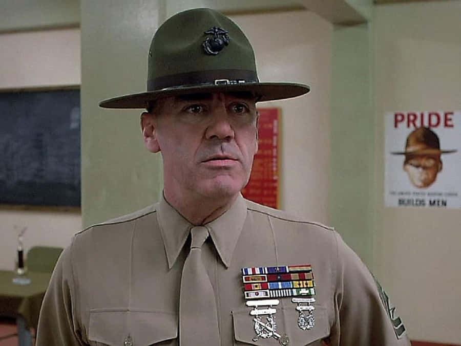 Movie Star And Former Us Marine Corps Gunnery Sergeant R. Lee Ermey Wallpaper