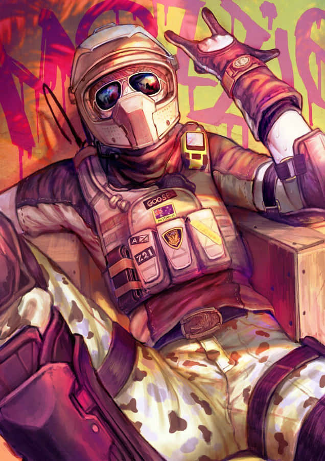 Mozzie, The Rainbow Six Siege Operator, In Action Wallpaper
